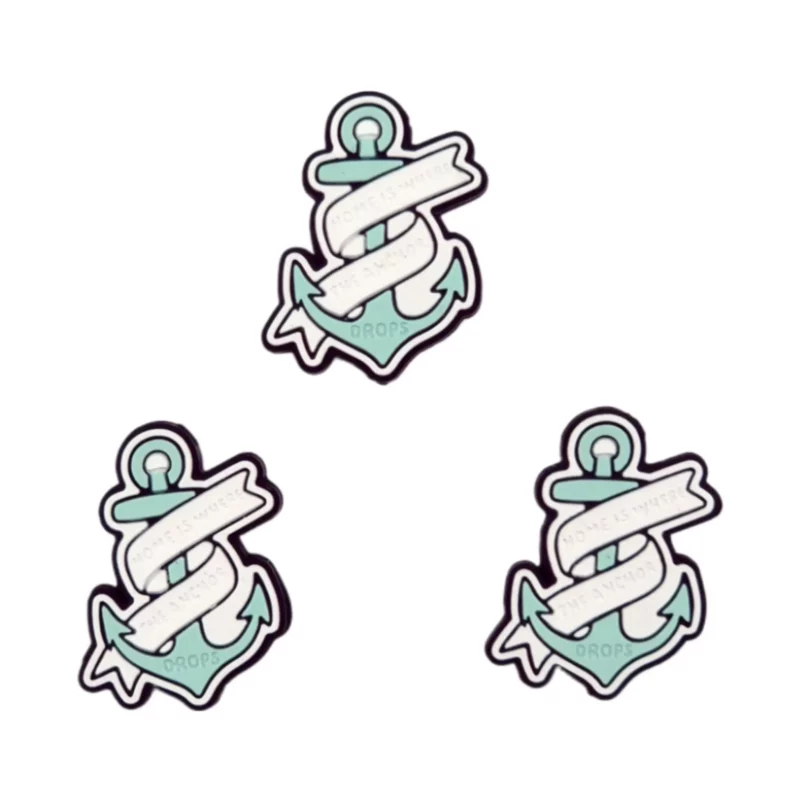 Silikonperlen - Anchor - Zuhause ist, wo der Anker fällt