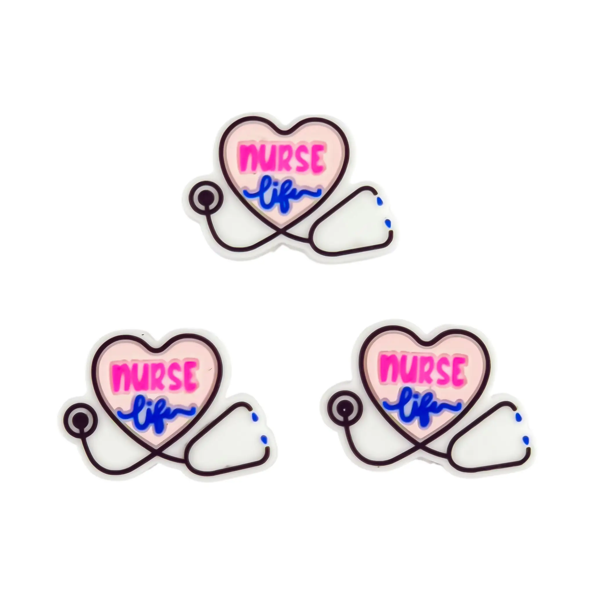 Namenlos-713 Silikonperlen - Krankenschwester Leben – Bild 1