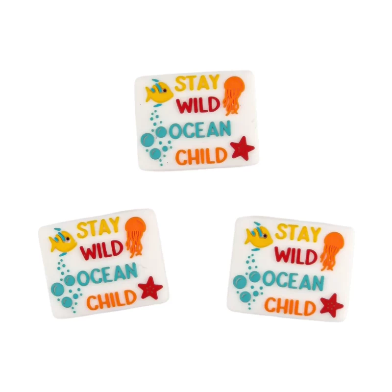 Siliconen Kraal - Stay Wild Ocean Child