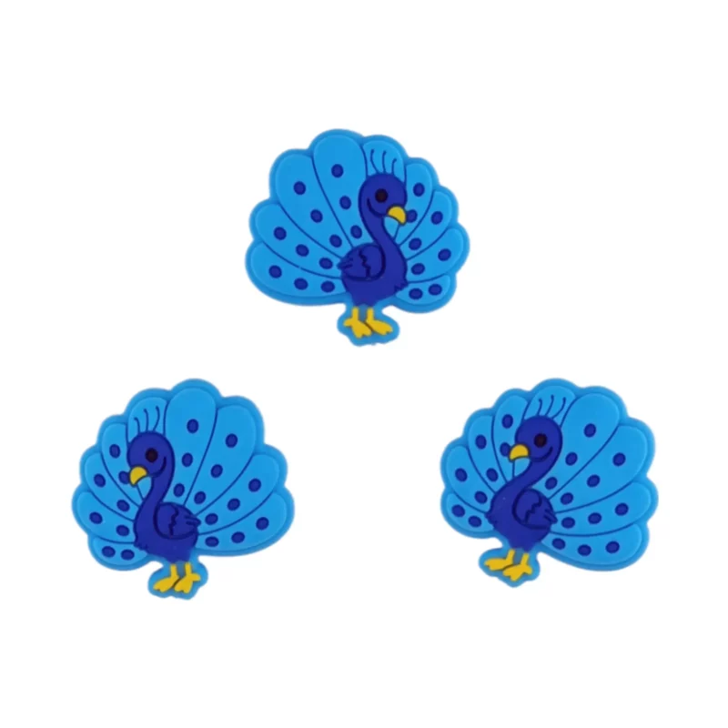 Perles en silicone - Paon - Heavenly/Kings