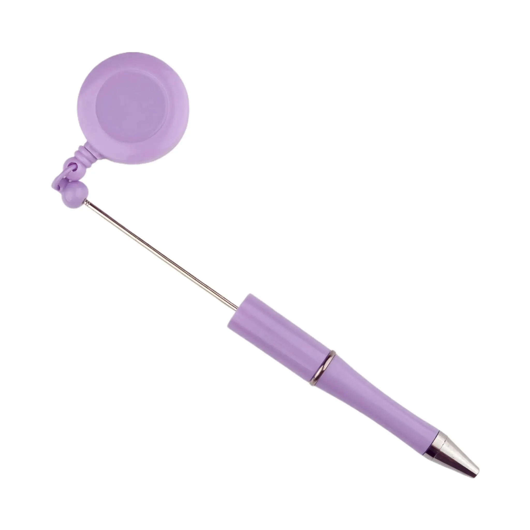 Naamloos-744 Badgehouder Met Pen - Violet - Afbeelding 1