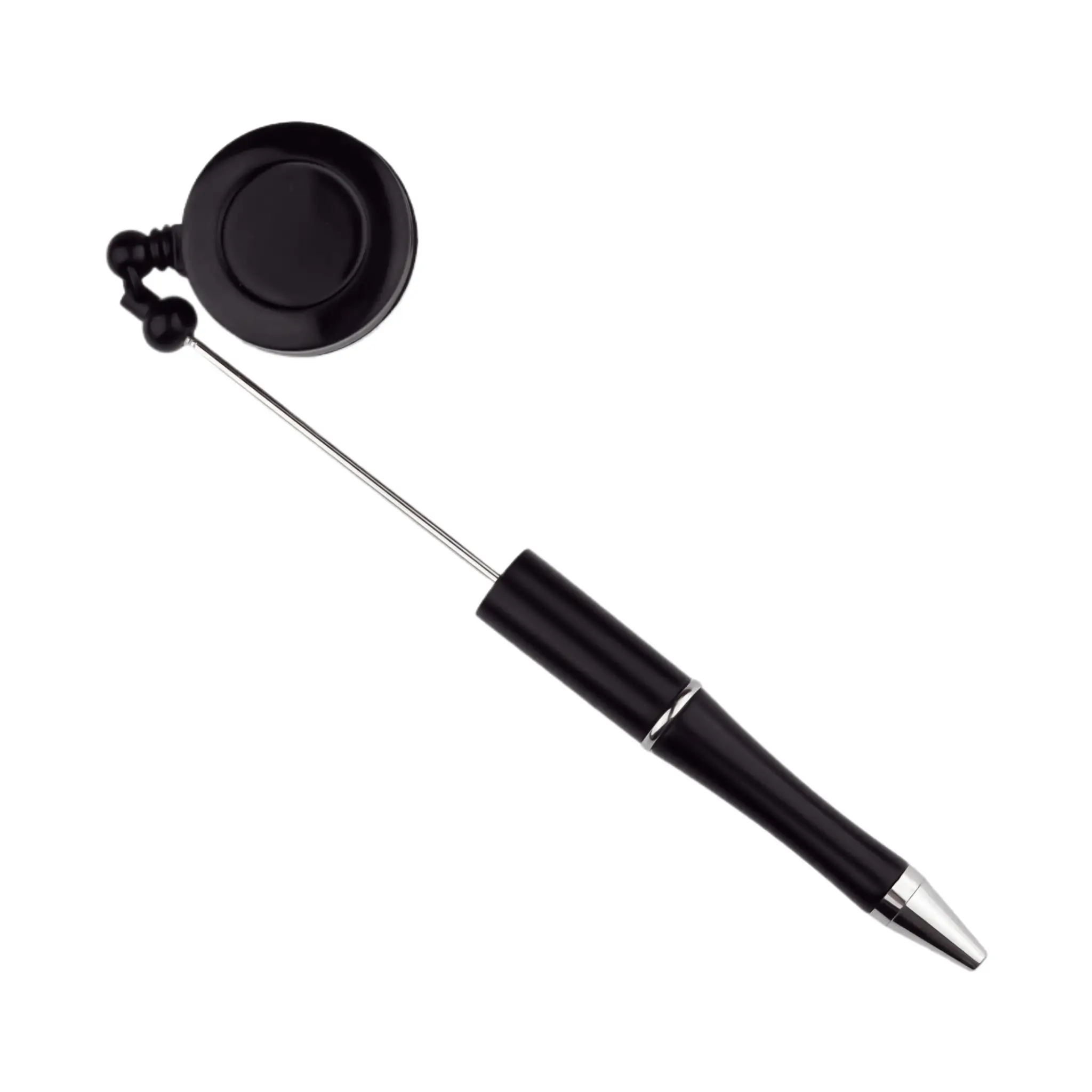 Naamloos-745 Badgehouder Met Pen - Zwart - Afbeelding 1