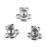 Acrylic Airplane - 30x20x18 MM -Silver - Image 2