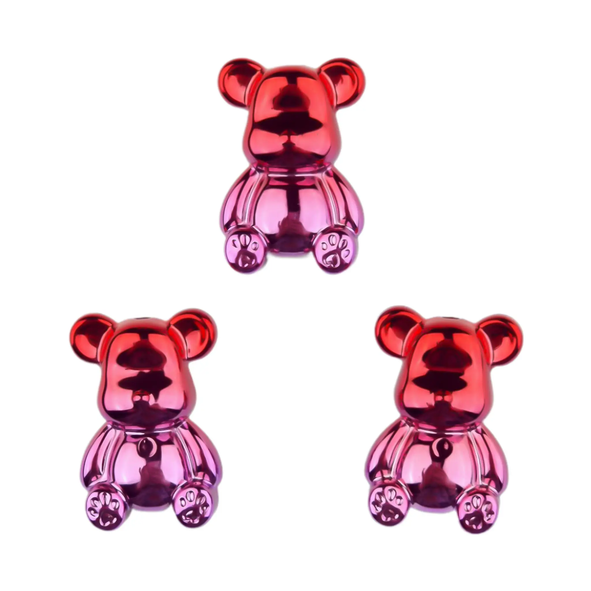 Naamloos-768 Acryl Beer - 35x20x10 MM - Red Lila Verloop - Afbeelding 1