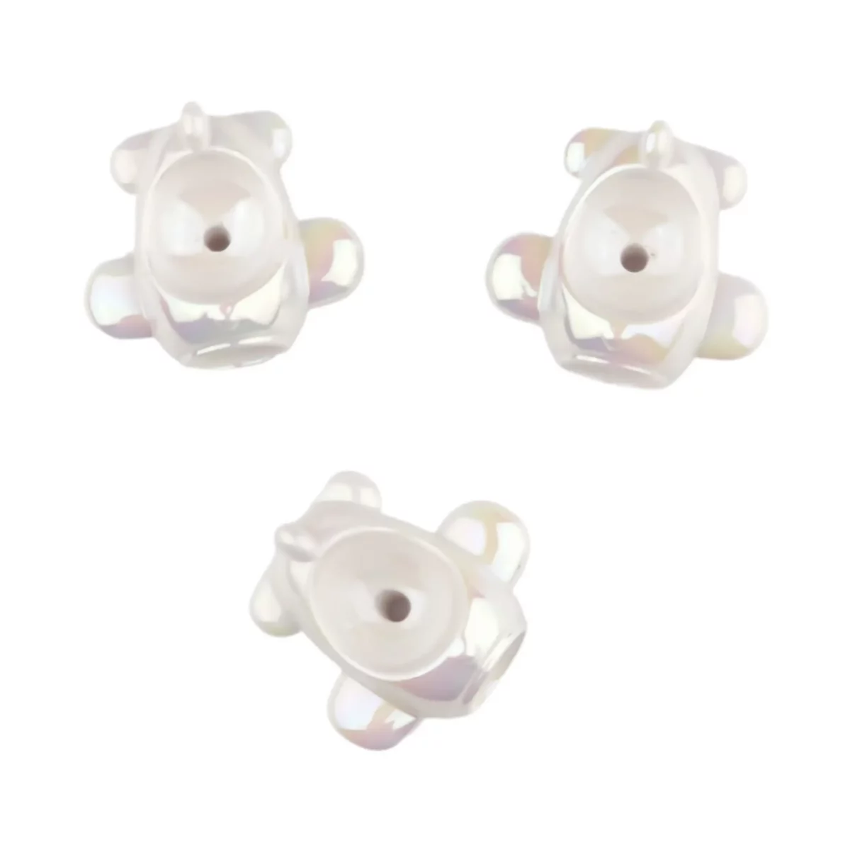 Acryl Vliegtuig - 30x20x18 MM - Wit - Afbeelding 2