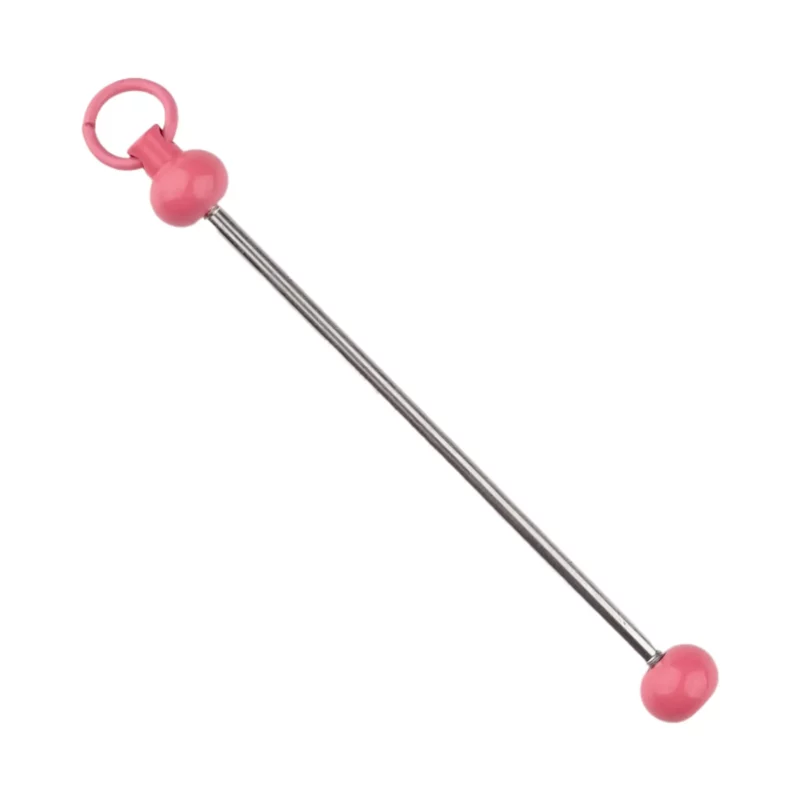 Anhänger mit Gewinde - Stange - Puderrosa