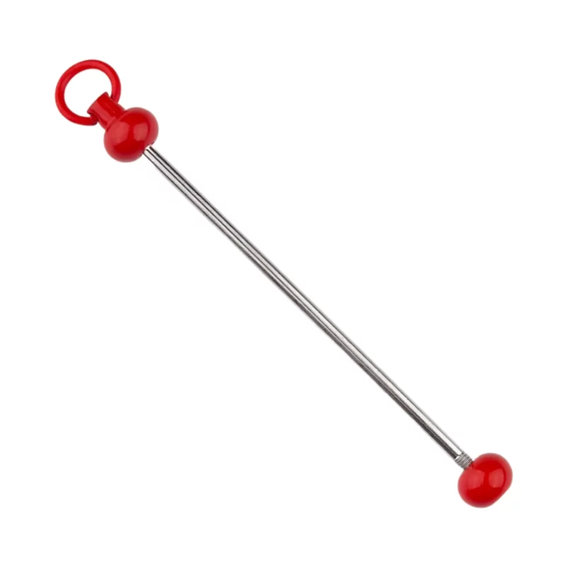 Anhänger mit Gewinde - Stange - Rot