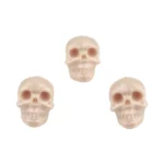 Siliconen kralen - Schedel 3D- Parel Old Lace - Afbeelding 3