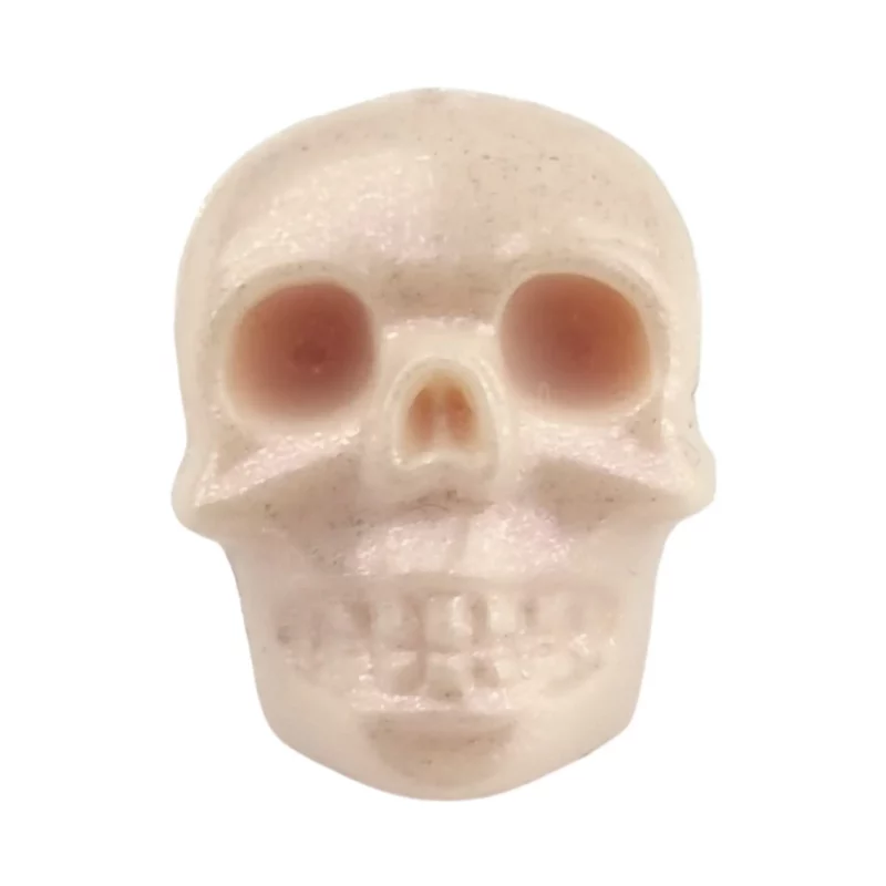 Siliconen kralen - Schedel 3D- Parel Old Lace