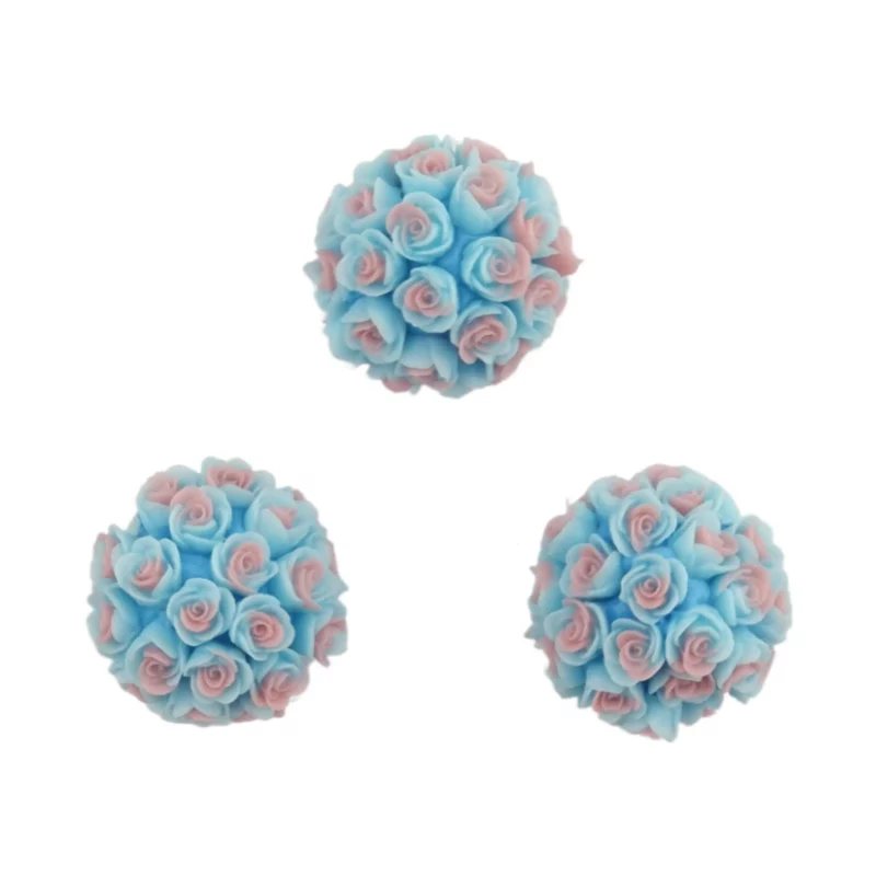 Acryl Kraal - Met Rozen - Aqua