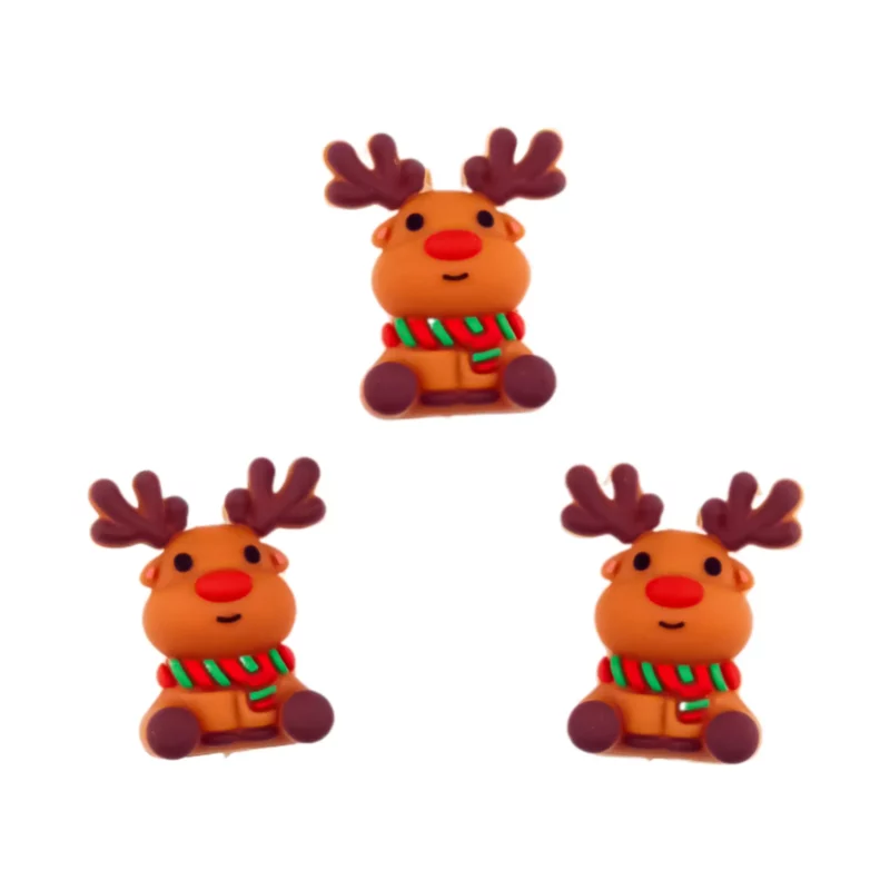 Siliconen kralen - 3D - Kerstrendier
