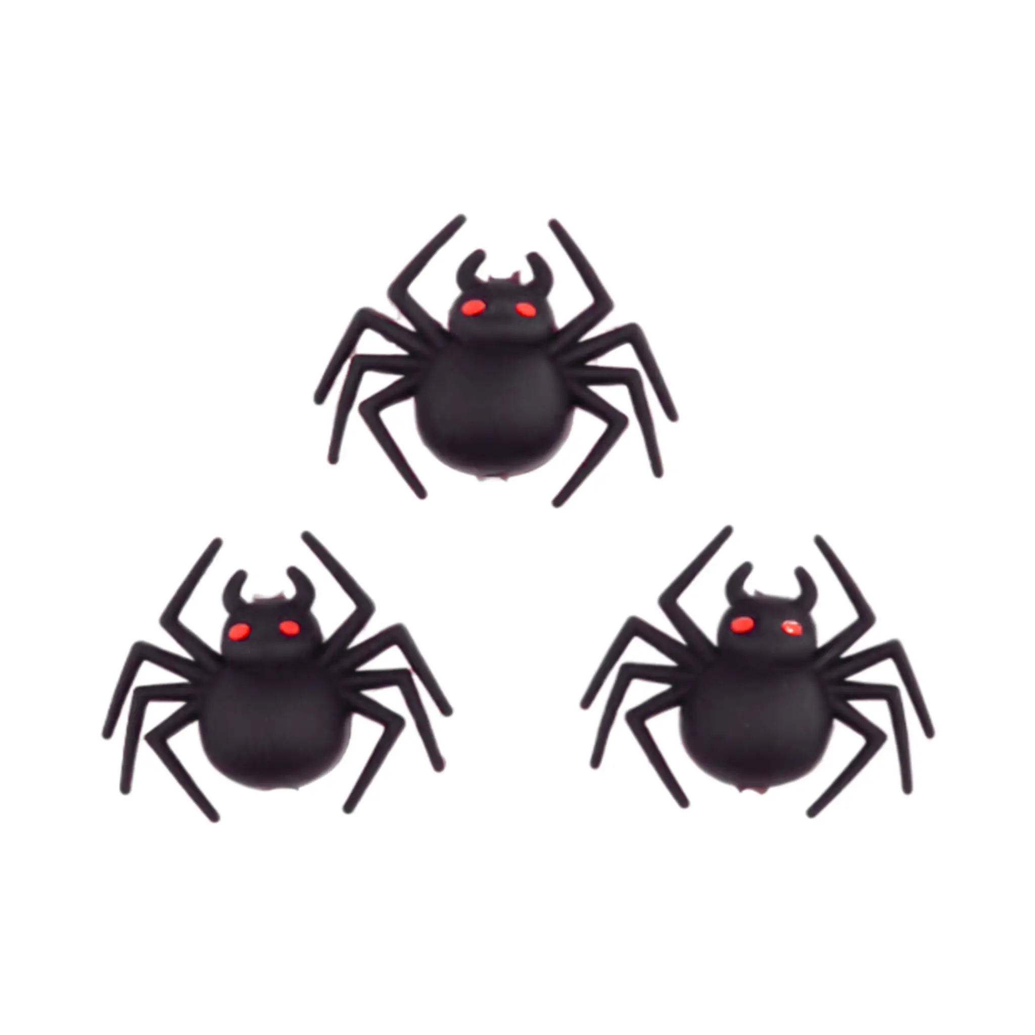 Naamloos-919 Silikonperlen - 3D - Spinne - Schwarz – Bild 1