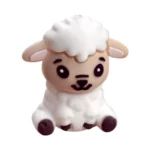 Siliconen Kraal - 3D - Schaap - Wit - Afbeelding 2