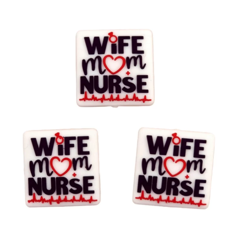 Silikonperlen - Ehefrau - Mutter - Krankenschwester