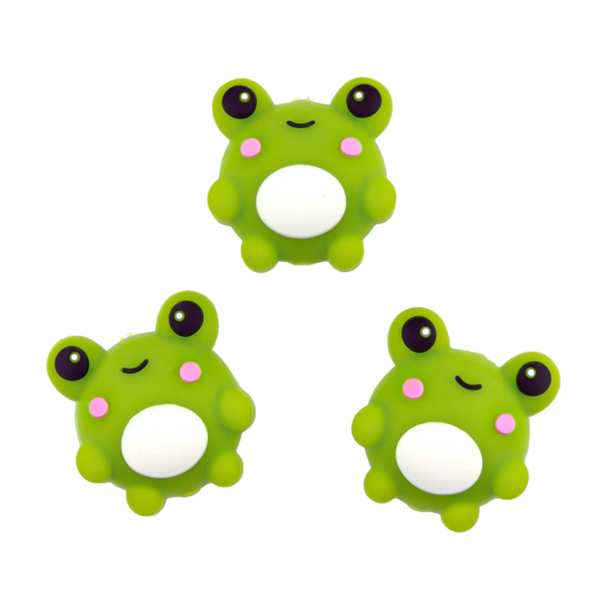 Remove background project (3) Perles en silicone - 3D - Grenouille – Image 1