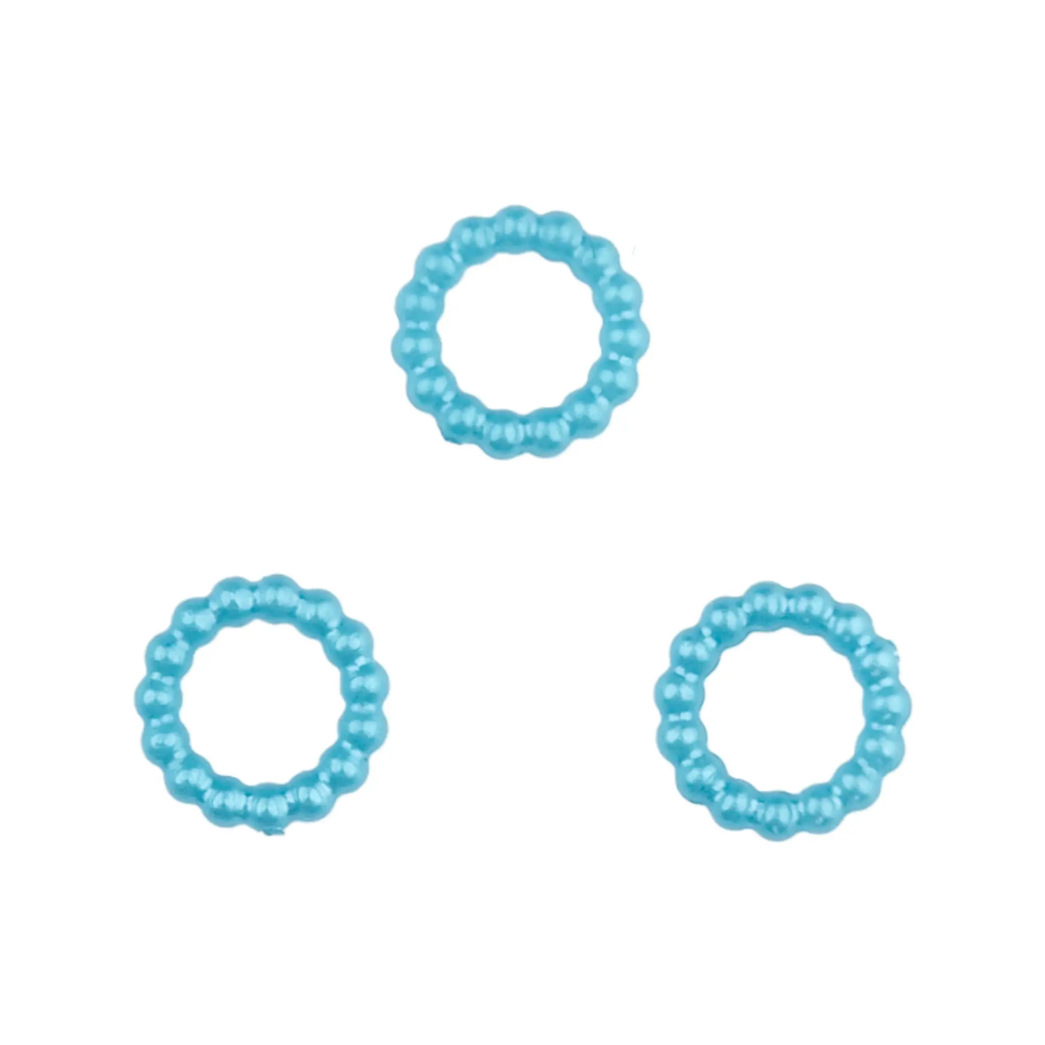 20241102_145450 Bague perle - Cyan - 10 MM – Image 1