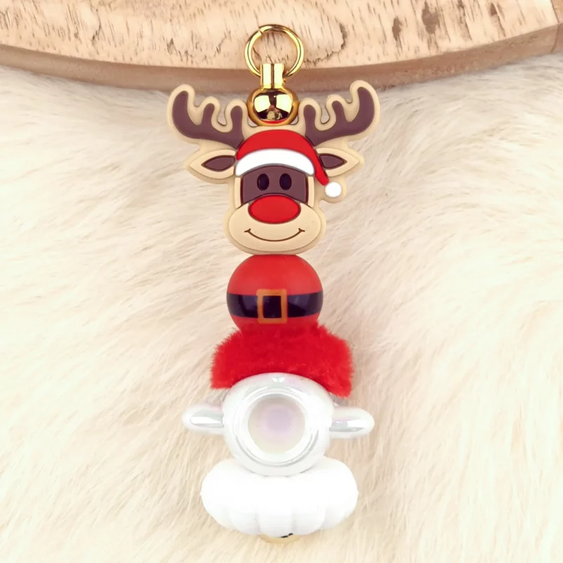 DIY Sleutelhanger - kersthanger - Rendier