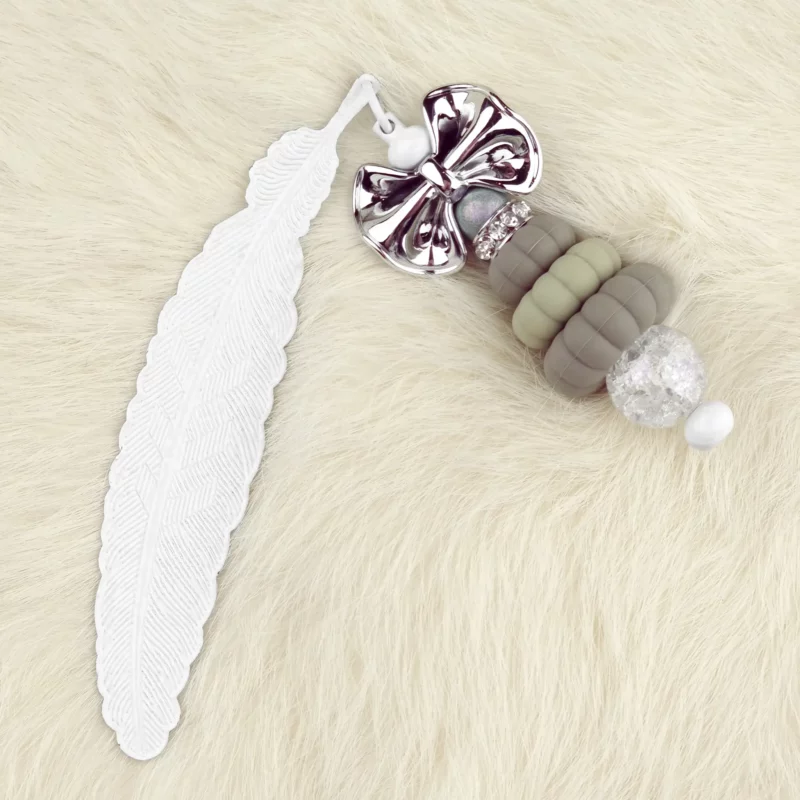 DIY Witte Boekenlegger met kerstboom