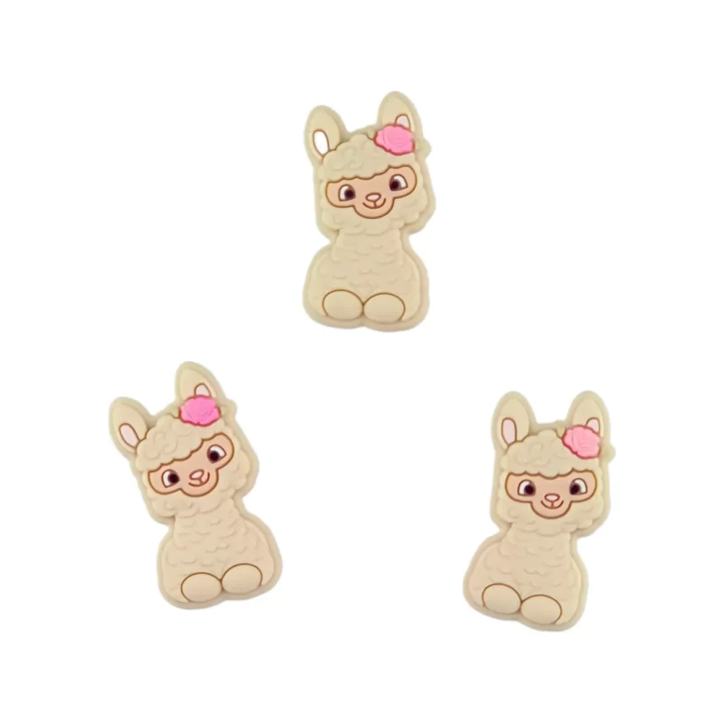 Perles en silicone - Lama - Old Lace