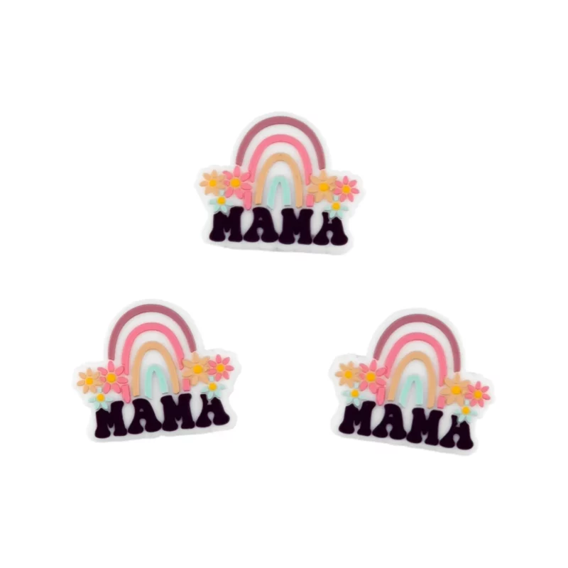 Siliconen Kraal - Flower Power Mama