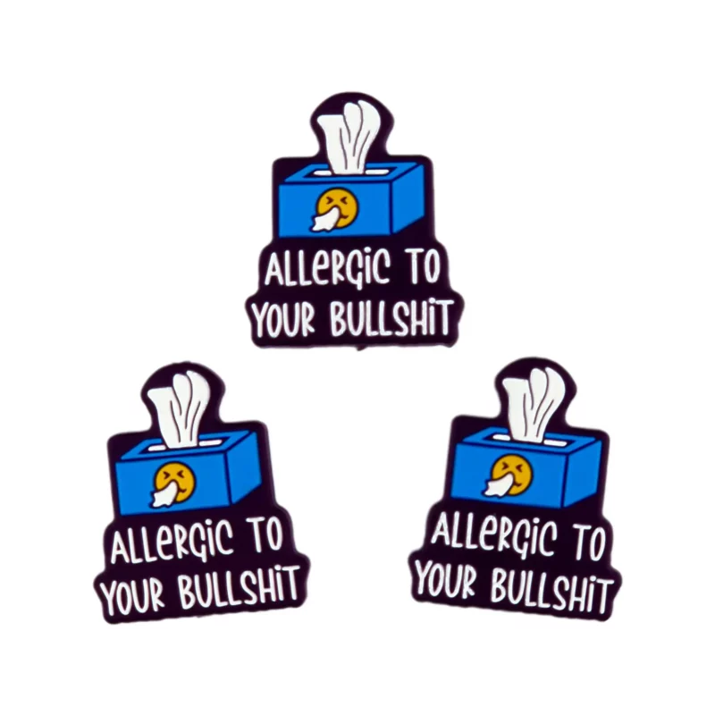 Siliconen Kraal - Allergic to your bullshit