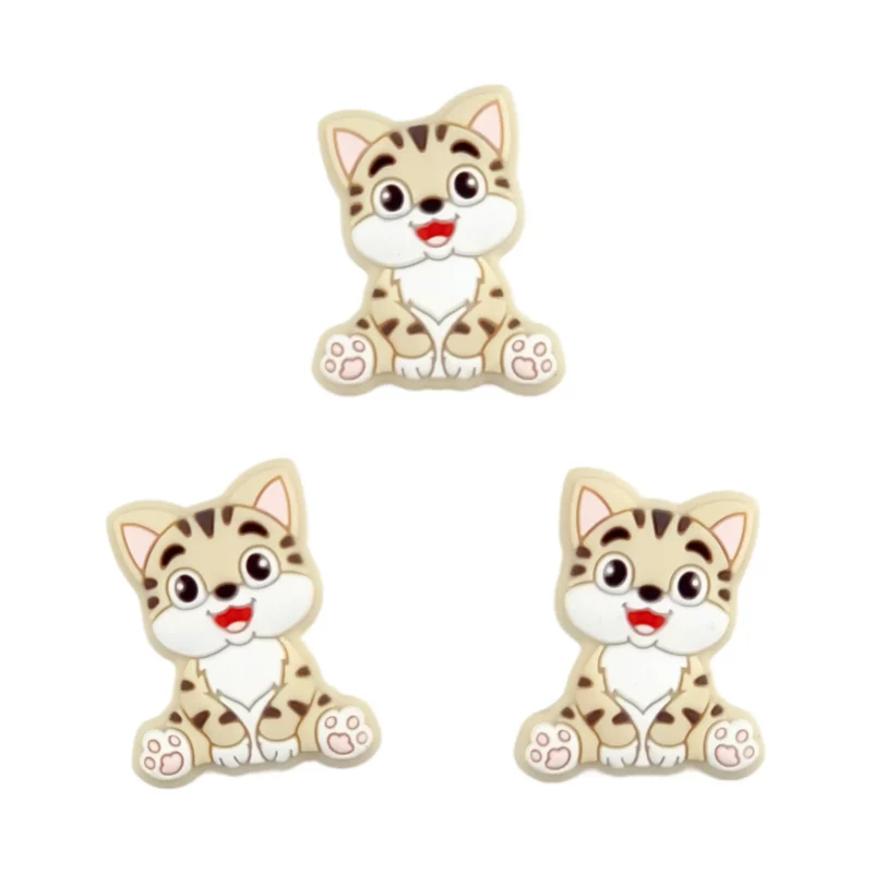 Perle en silicone - Merry Cat - Old Lace