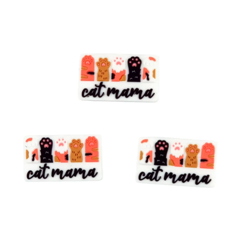 Siliconen Kraal - Cat Mama - Pootjes