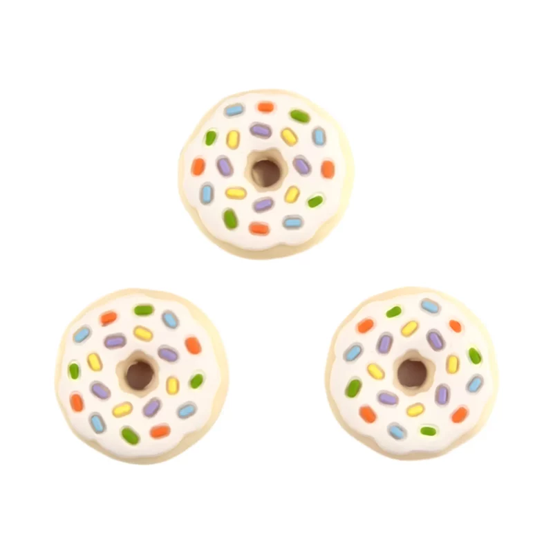 Donut - Sprinkles - Old lace / White