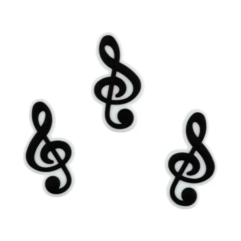 Siliconen kraal - Muzieknoot