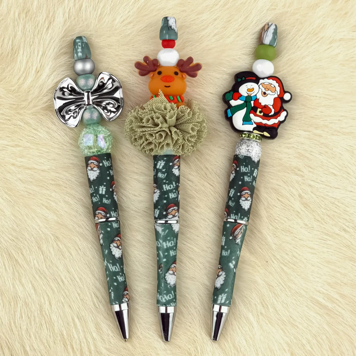 DIY Kerst Pennen - Set Groen - Gezellig - Afbeelding 2