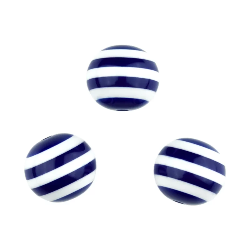 Rayé - Blanc / Marine