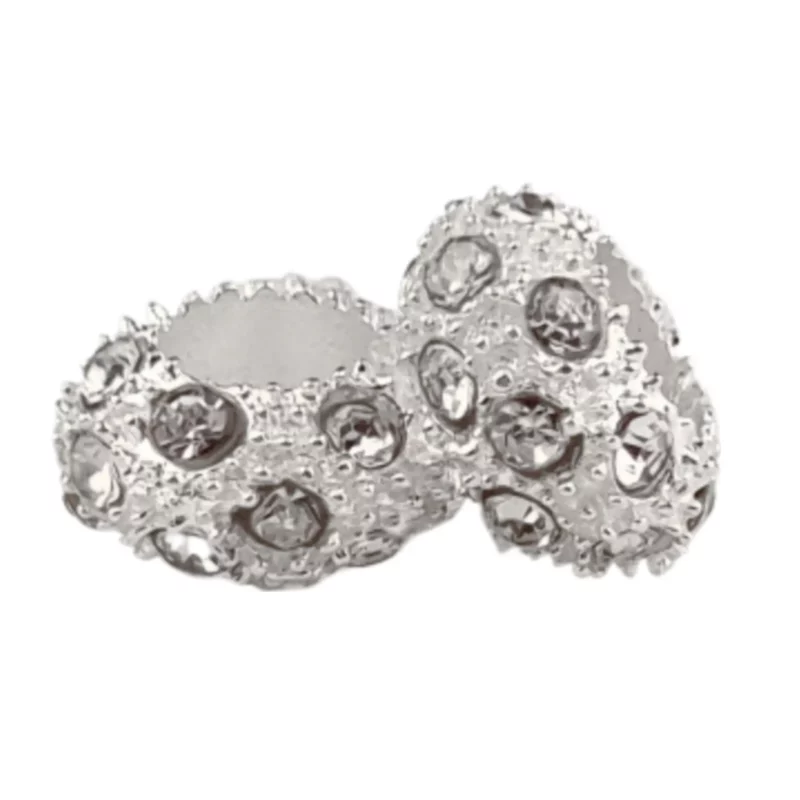 Tussenschijfje Sparkle Donut - Wit