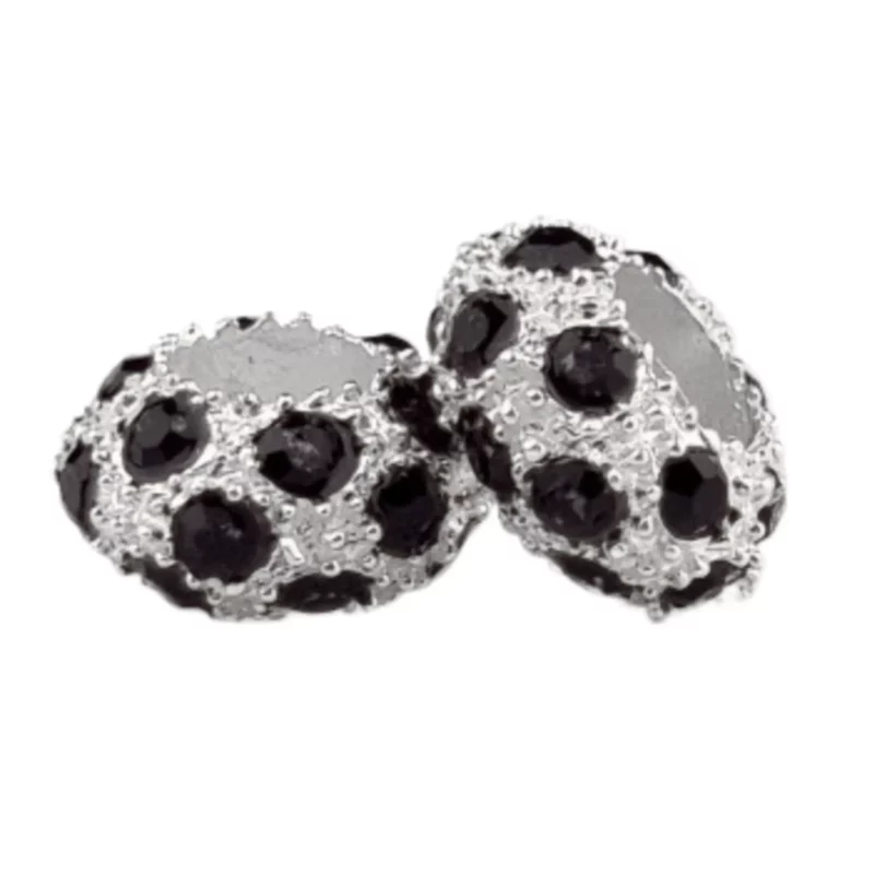 Tussenschijfje Sparkle Donut - Zwart