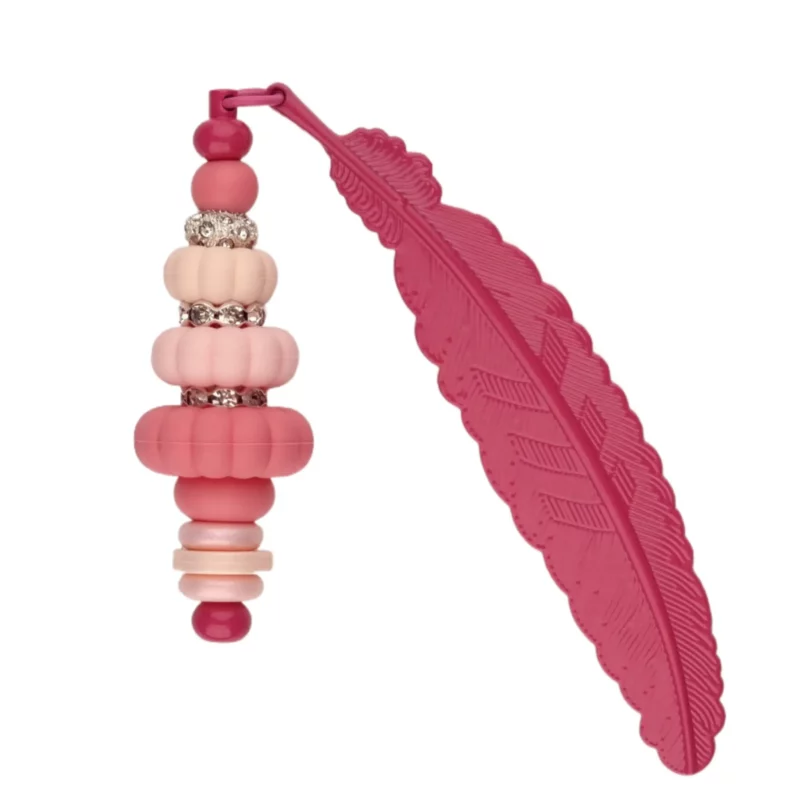 DIY Boekenlegger met kerstboom - Poeder Pink