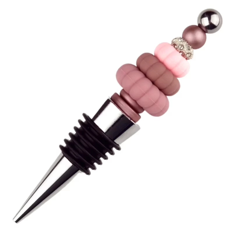 DIY Setje - Wijnstopper met kerstboom - Poeder Roze