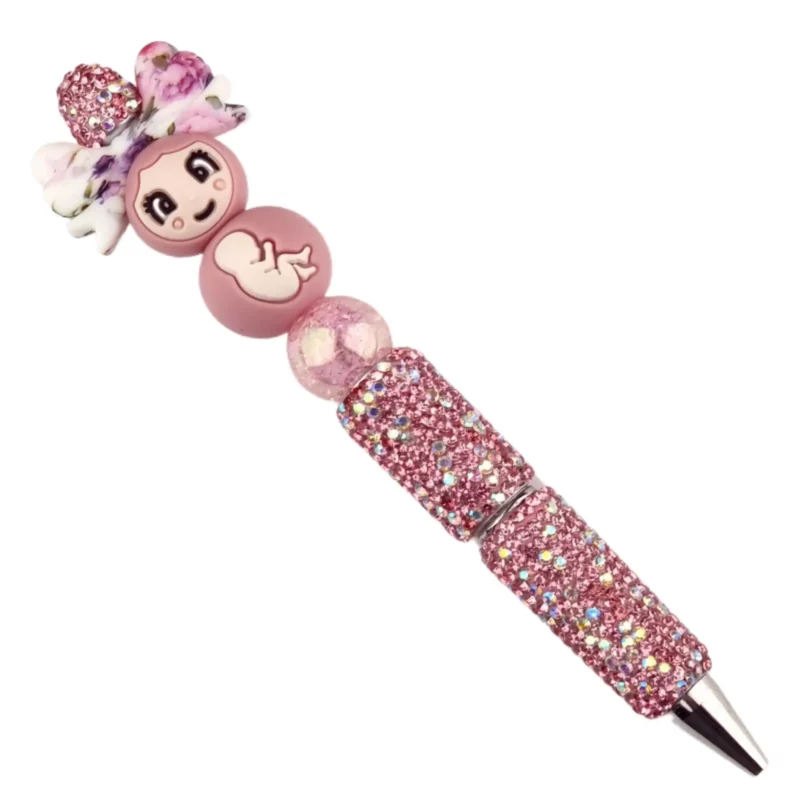 DIY Kralen pen Sparkle - Framboos Baby