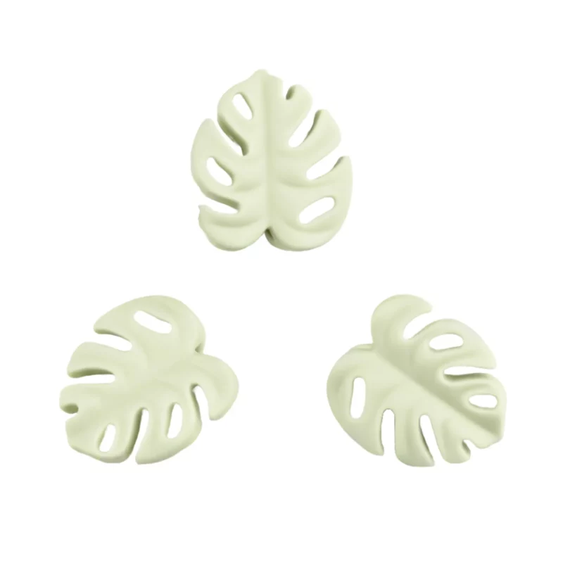 Perle de silicone - Feuille - Monstera 3D - Aloe