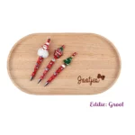 Hout Gegraveerd - Presentatie Blad - Groot - 36 cm x 20 cm - Afbeelding 2