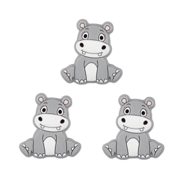 Nijlpaard Nellie - Licht Grijs