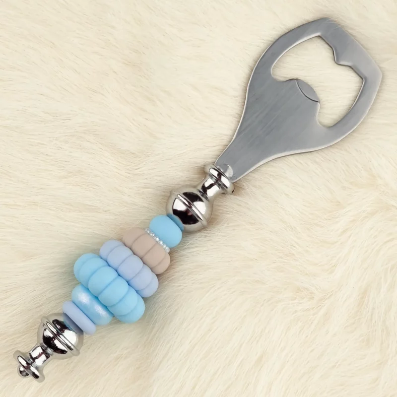 DIY Flesopener - Kerstboom - Blauw