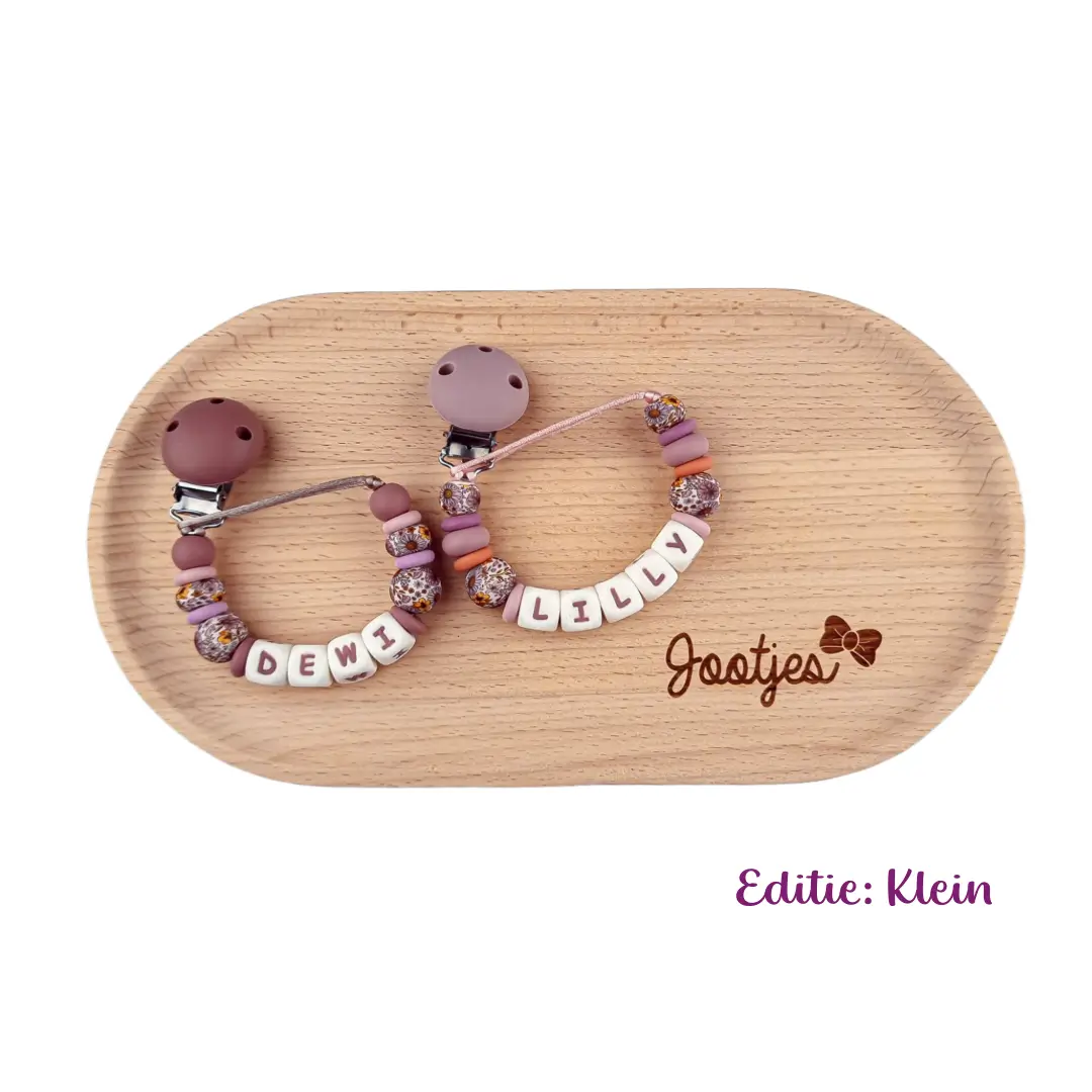 Plateau de présentation petit avec cordon factice Bois gravé - Fiche de présentation - Petit - 28 cm x 15 cm – Image 1