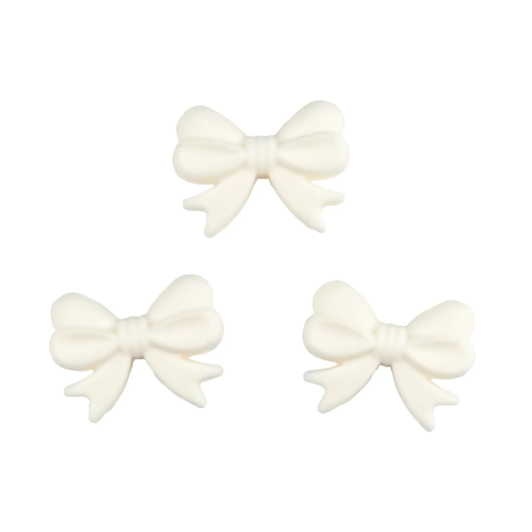 Strik Siliconen kralen - Strik - Verticaal Rijggat - Kokos - Afbeelding 1