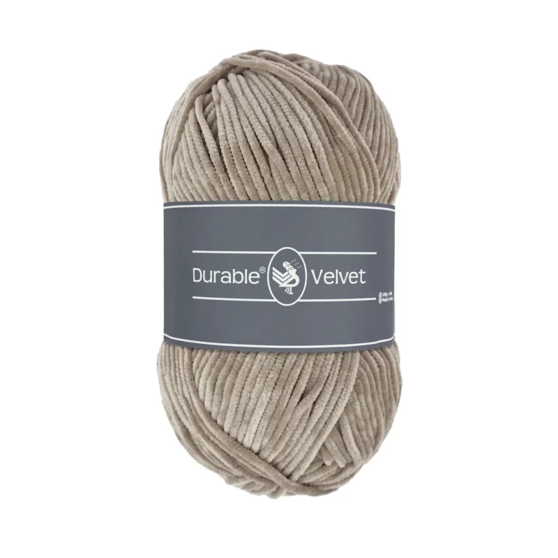 Durable Velvet - Kleur 343 Warm Taupe