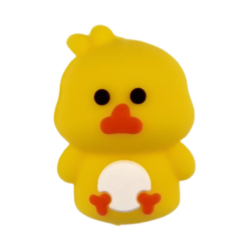 Silikonperle - 3D - Tweety Bird - Gelb