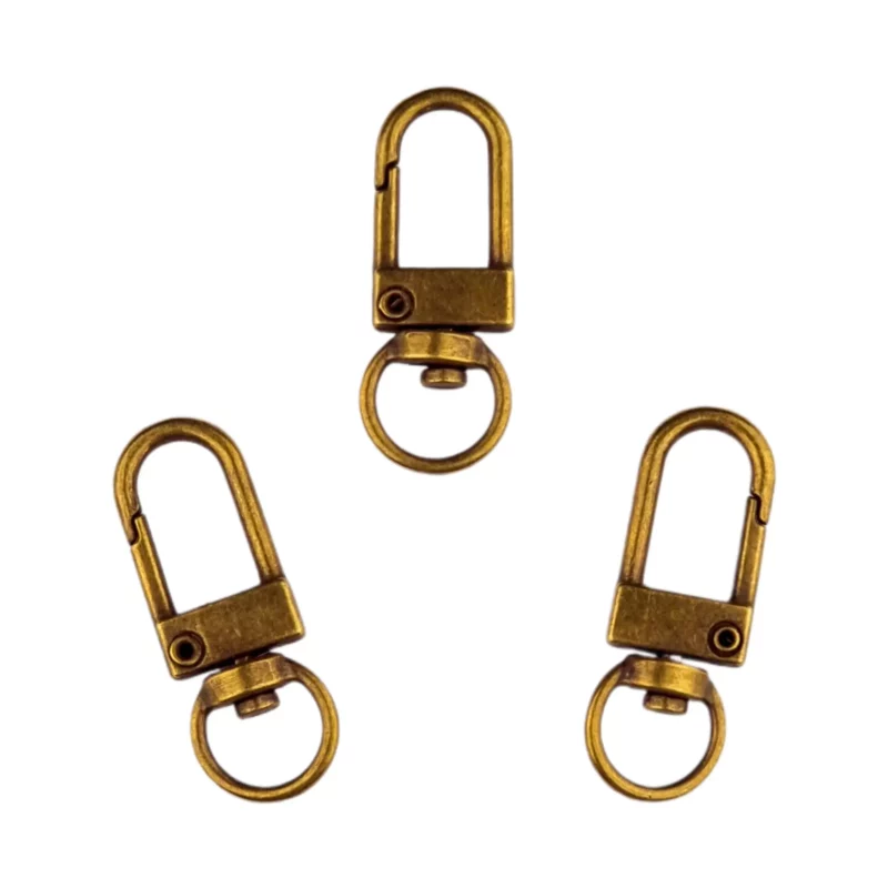 Schlüsselanhänger - Clip On Musketeon - Messing