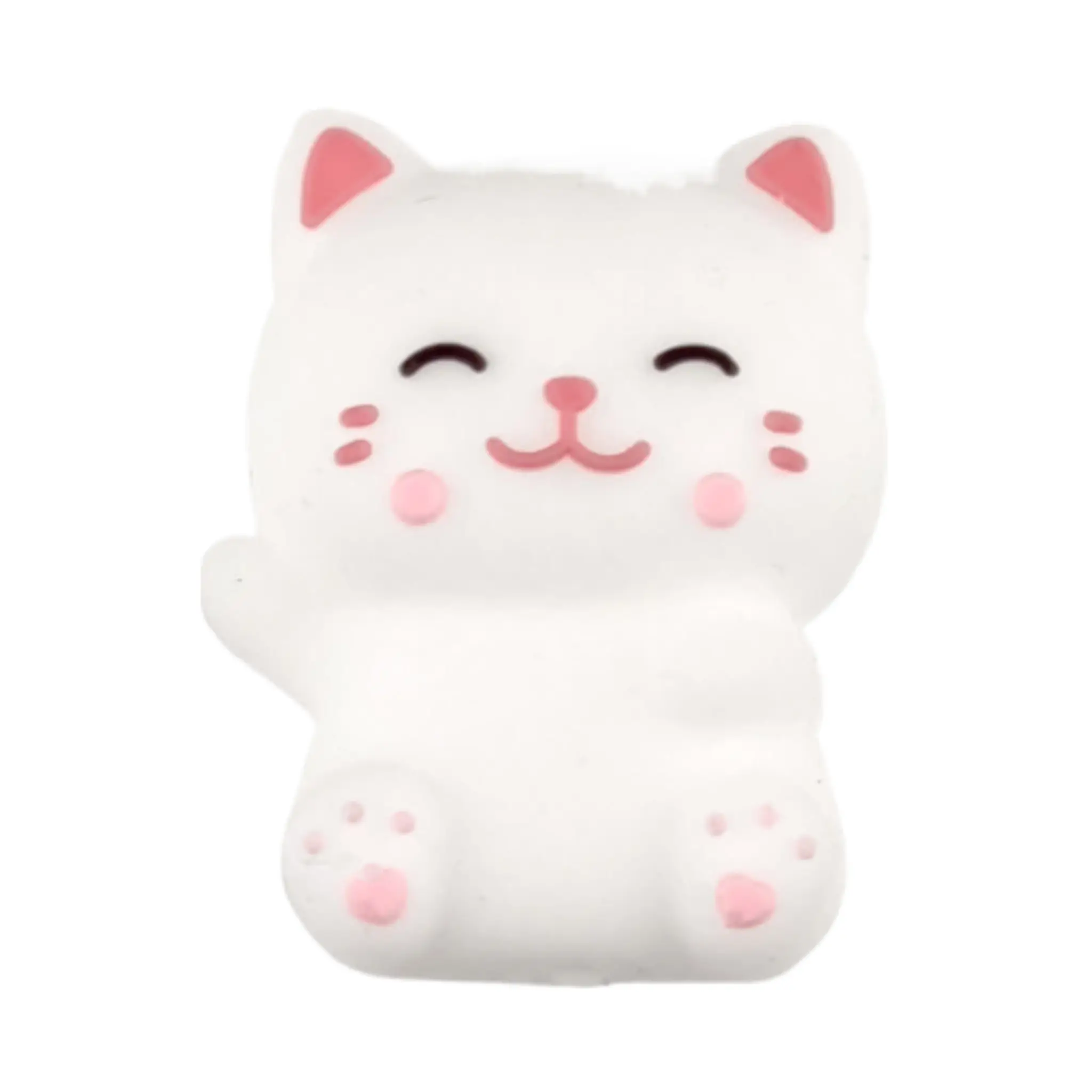 20241114_221457 Perle de silicone - 3D - Chat - Blanc – Image 1