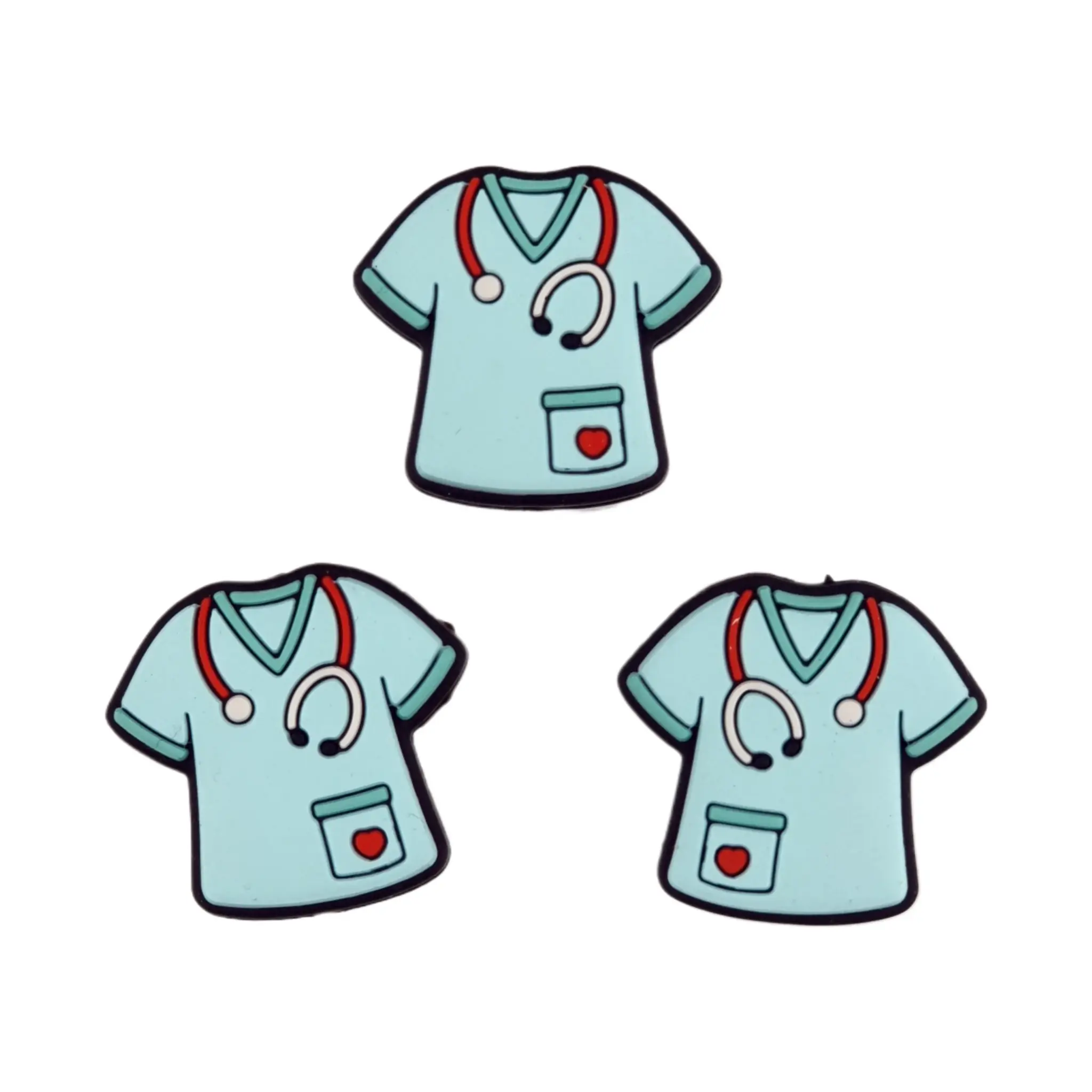 20241114_230456 Silikonperlen - Scrubs - Helles Puderblau – Bild 1