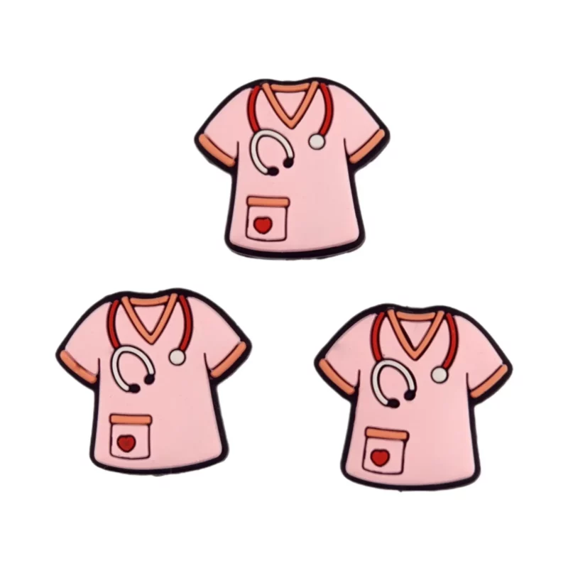 Silikonperlen - Scrubs - Pfirsich rosa