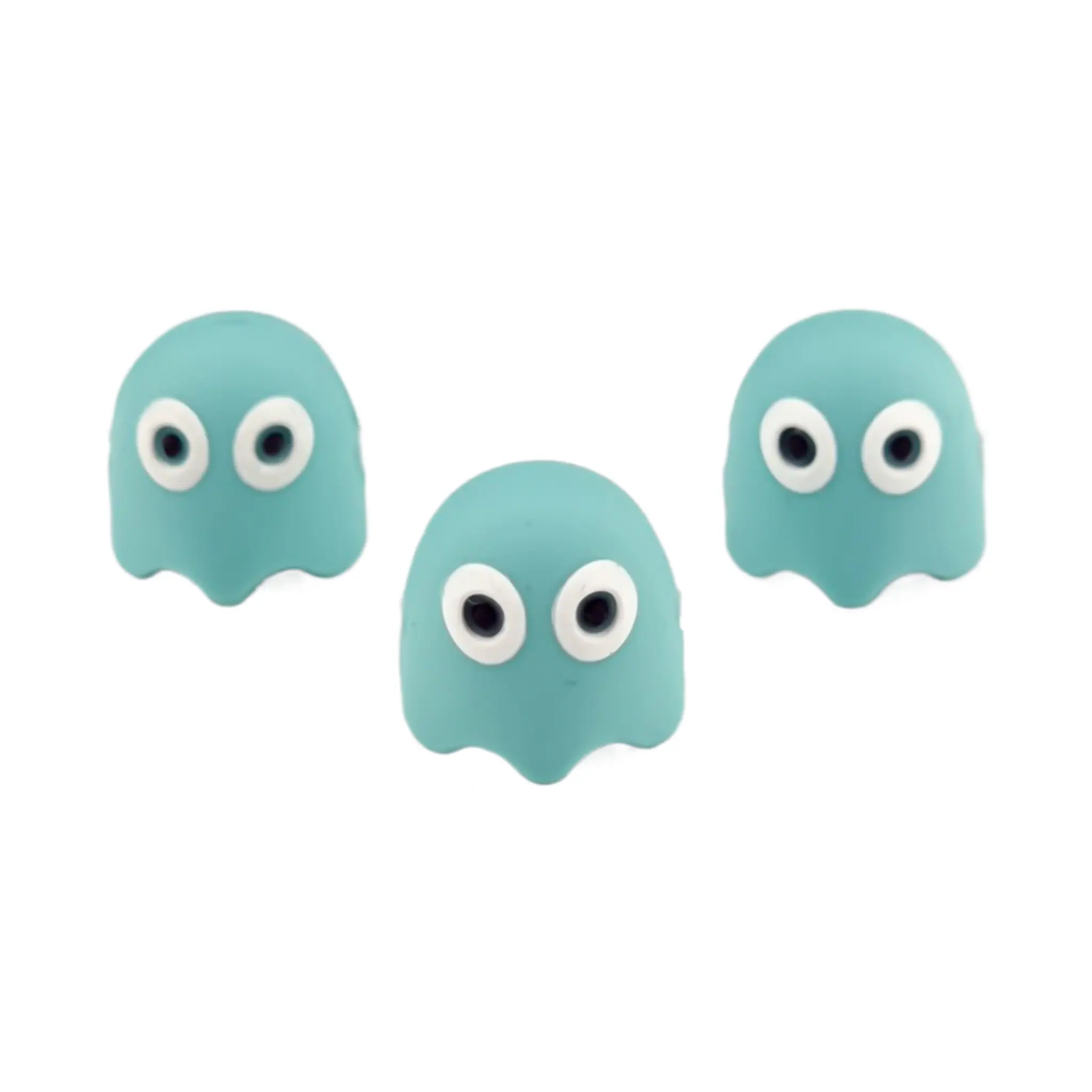 20241114_231704 Siliconen Kraal - 3D - Pacman Spook - Aruba - Afbeelding 1