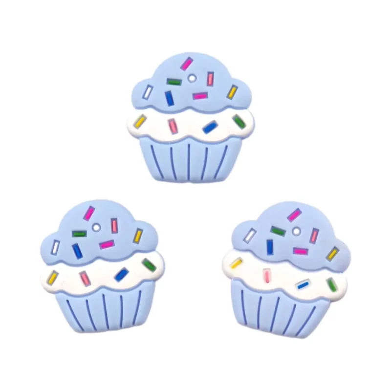 Perles en silicone - GenericProductName - Bleu poudre clair